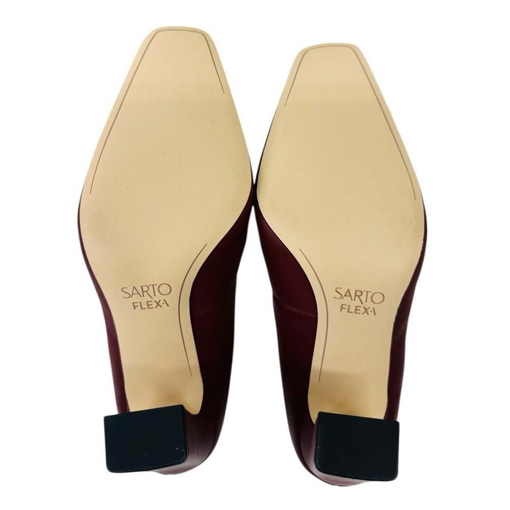 Franco‎ Sarto Womens Flexa Bria Square Toe Pump Block Heel Size 9M NWB - Picture 3 of 9
